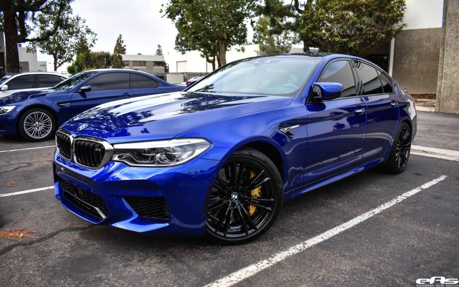  BMW M5 Marina Bay Blue by EAS (F90) 2018 года  (фото 7 из 34)